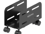 SOPORTE AISENS CPU METALICO AJUSTABLE DE SUELO NEGRO