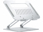 SOPORTE DE SOBREMESA AISENS XL 10-17 AJUSTABLE PARA PORTATIL TABLET PLATA