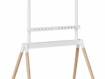 SOPORTE DE SUELO GEMBIRD PARA TV 55" - 86" BLANCO/MADERA