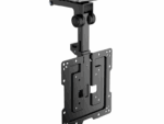 SOPORTE DE TECHO AISENS GIRATORIO PLEGABLE PARA MONITORTV 20KG DE 19-43 NEGRO