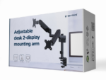 SOPORTE GEMBIRD PARA 2 PANTALLAS DE ESCRITORIO AJUSTABLE 17-32 HASTA 9 KG