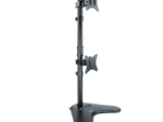 SOPORTE MESA TOOQ 2 PANTALLAS VERTICALES 17"-32" NEGRO
