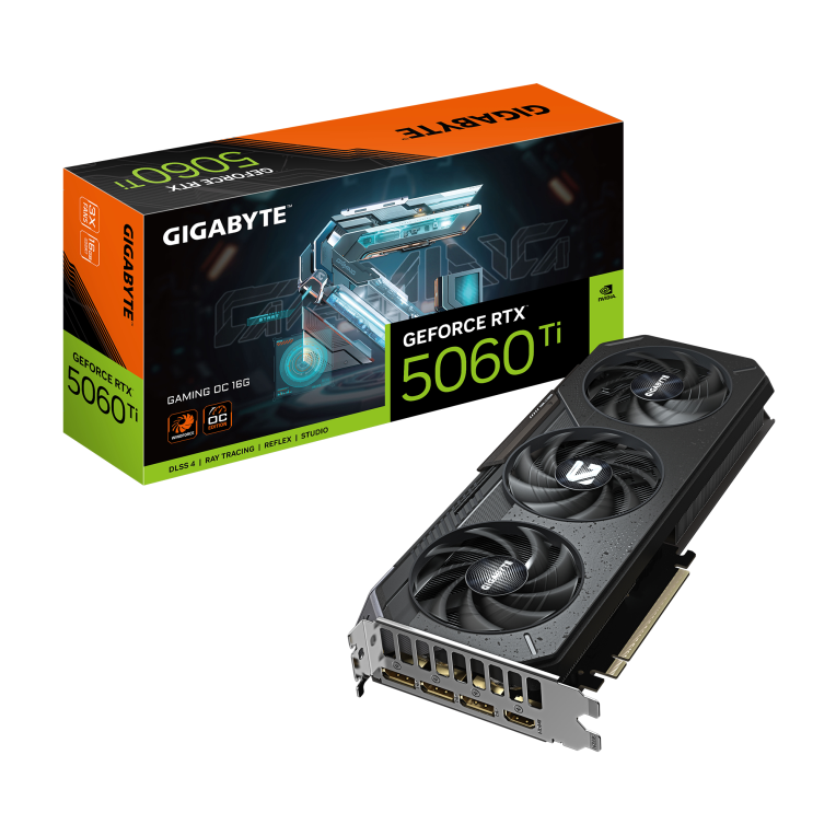 TARJETA GRAFICA GIGABYTE RTX 5060 TI GAMING 16G OC