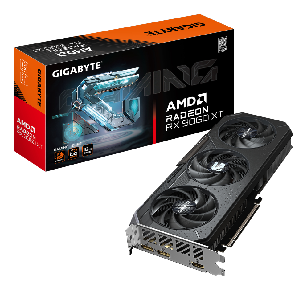 TARJETA GRAFICA GIGABYTE RX 9060XT OC GAMING 16GB