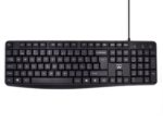 TECLADO EWENT QUERTY PORTUGUES ESCRITURA SILENCIOSA USB NEGRO