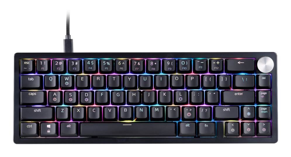 TECLADO GAMING XPG SORCERER MINI EN USB RETROILUMINADO MECANICO NEGRO