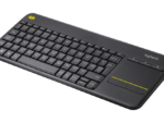 TECLADO LOGITECH k400 PLUS TOUCHPAD INGLES INALAMBRICO NEGRO