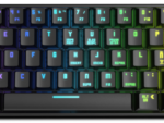 TECLADO MINI KROM GAMING KLUSTER BLUETOOTH RETROILUMINADO MECANICO NEGRO