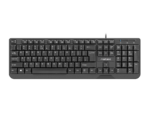 TECLADO NATEC TROUT SLIM USB NEGRO