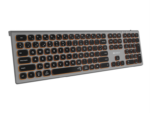 TECLADO SUBBLIM KEYBOARD MASTER BLUETOOTH RETROILUMINADO GREY/BLACK