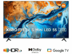 TV XIAOMI ELA5666EU S MINILED 2025 55" UHD GOOGLETV TV NEGRO USB 2.0 LAN HDMI X3