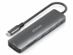 USB-C DOCK AISENS 7 EN 1 USB-C A HDMI 3XUSB-A USB-C PD 100W SD MICRO SD