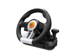 VOLANTE Y PEDALES KROM K-WHEEL MULTIPLATAFORMA NEGRO