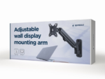 AJUSTABLE WALL DISPLAY MOUNTING ARM UP TO 27" 7 KG GEMBIRD