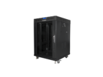ARMARIO LANBERG RACK 19" 15U 600X600 FLAT PACK NEGRO PUERTA CRISTAL CON LCD