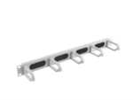 ORGANIZADOR DE CABLES LANBERG 19" CON BRUSH PANEL 5 RINGS- TYPE B 1U GRIS