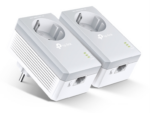 POWERLINE TP-LINK AV600 KIT 2 UDS 1 PORT CON ENCHUFE
