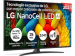 TV LG 55" 55NANO81A6A NANOCELL UHD 4K