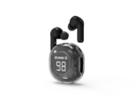 AURICULARES GEMBIRD TWST-01-BK TRANSPARENTES NEGRO BT