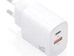 CARGADOR AISENS GAN 30W 1XUSB-C PD3.0 QC4.0 1XUSB-A QC3.0 BLANCO