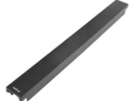PANEL CIEGO LANBERG 1U 19" EN PLASTICO RETARDANTE AL FUEGO NEGRO