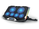 SOPORTE EWENT PARA PORTATIL GAMING 6 SILENT FAN-SPEED LED RGB HASTA 15.6"