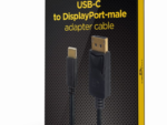 ADAPTADOR USB-C A DISPLAYPORT MACHO 4K 60 HZ 2 M NEGRO