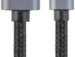 CABLE TRENZADO DE ALGODON GEMBIRD 8 PINES CON CONECTORES METALICOS, 1,8 M