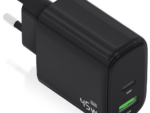 CARGADOR AISENS GAN 45W 1XUSB-C PD3.0 QC4.0 1XUSB-A QC3.0 NEGRO