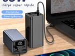 LEOTEC POWERBANK 20000mAh PD 65W CARGA RAPIDA (2  USB-C + 2 USB-A-Cable 65W incl