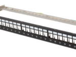 PATCH PANEL LANBERG 24 PUERTOS 1U RACK 19" FTP PARA MODULOS KEYSTONE NEGRO