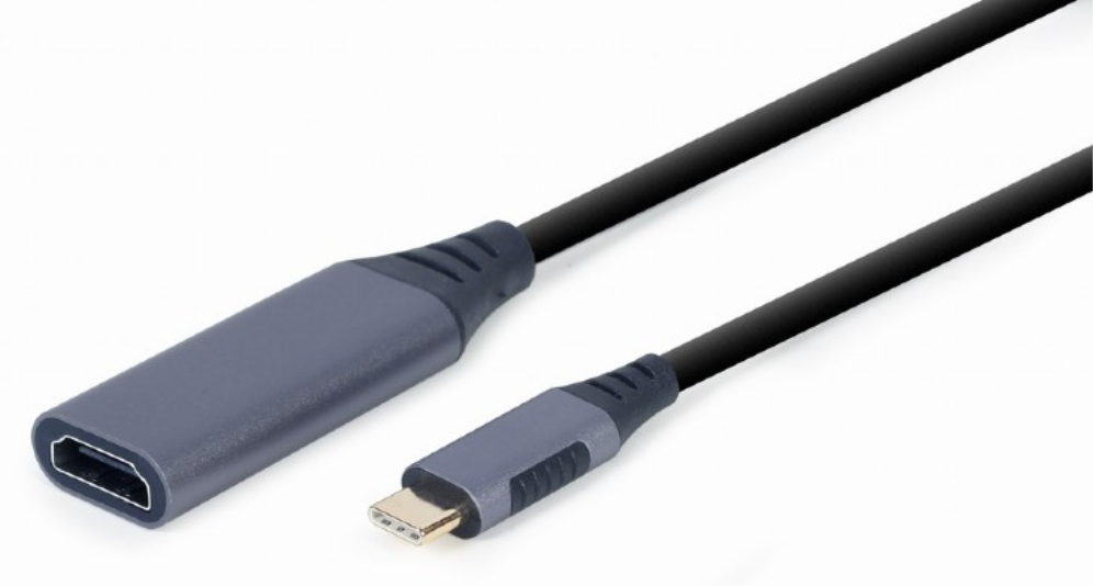 ADAPTADOR DE PANTALLA GEMBIRD USB TIPO C A HDMI, GRIS ESPACIAL