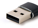 ADAPTADOR GEMBIRD USB AM A TIPO C HEMBRA, NEGRO