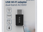 ADAPTADOR GEMBIRD WI-FI USB AC1300 DE BANDA DUAL COMPACTO