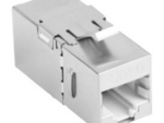 ADAPTADOR LANBERG CAT6 FTP HEMBRA THRU KEYSTONE RJ45 A RJ45, 90 GRADOS