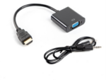 ADAPTADOR LANBERG HDMI MACHO/VGA HEMBRA+MINIJACK 3.5MM HEMBRA 20CM
