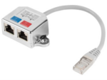 ADAPTADOR LANBERG SPLITTER ETHERNET FTP RJ45 A 2X RJ45