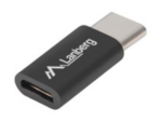 ADAPTADOR LANBERG USB 2.0 TIPO-C MACHO/MICRO-B HEMBRA NEGRO