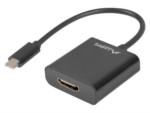 ADAPTADOR USB LANBERG USB-C M 3.1 A HDMI H 15CM DISPLAYPORT ALT MODE NEGRO