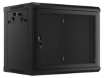 ARMARIO LANBERG 9U 600X450 CON PUERTA PERFORADA RACK 19 H-60 KG NEGRO FLAT PACK