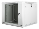 ARMARIO LANBERG MURAL 9U 600X600 RACK 19 FLAT PACK V2 PUERTA CRISTAL GRIS