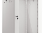 ARMARIO LANBERG MURAL RACK 19" 15U 600X450 FLAT PACK V2 PUERTA CRISTAL GRIS