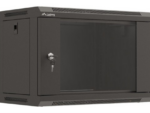 ARMARIO LANBERG MURAL RACK 19" 6U 540X350 FLAT PACK NEGRO PUERTA CRISTAL