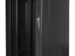 ARMARIO LANBERG RACK 19" 37U 800X1000 FLAT PACK NEGRO PUERTA CRISTAL CON LCD