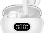 AURICULARES BLUETOOTH DENVER INALAMBRICOS CON ENC (4 MICROFONOS) BLANCO