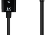 CABLE CONVERSOR AISENS USB-C A DISPLAYPORT 8K60HZ NEGRO 0.8M