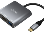 CABLE CONVERSOR AISENS USB-C A HDMI/USB-C PD/USB 3.0 TIPO-A GRIS 15CM