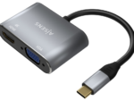 CABLE CONVERSOR AISENS USB-C A VGA/HDMI 4K GRIS 15CM