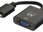 CABLE CONVERTIDOR EWENT HDMI MACHO - VGA HEMBRA CON AUDIO 0,15 METROS