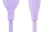 CABLE DE CARGA Y DATOS GEMBIRD DE SILICONA PREMIUM DE 8 CLAVIJAS 1,5 M VIOLETA